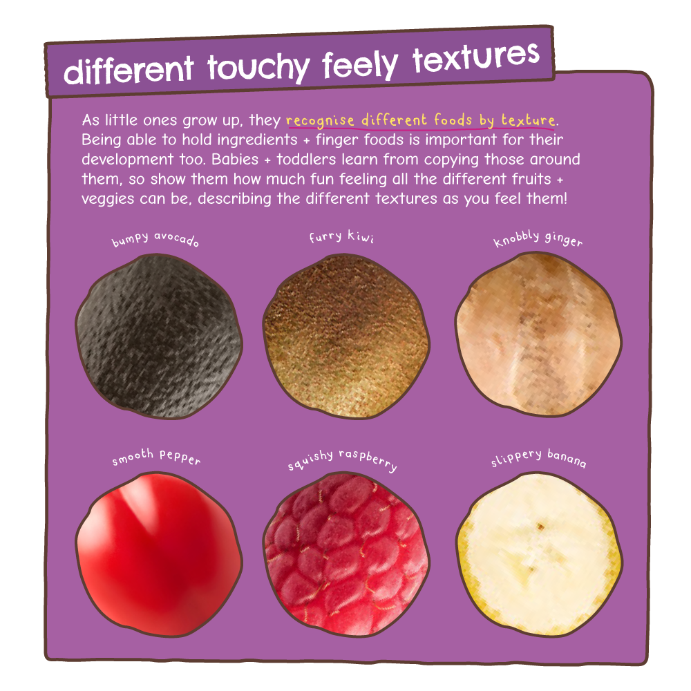 Touch textures sensory game
