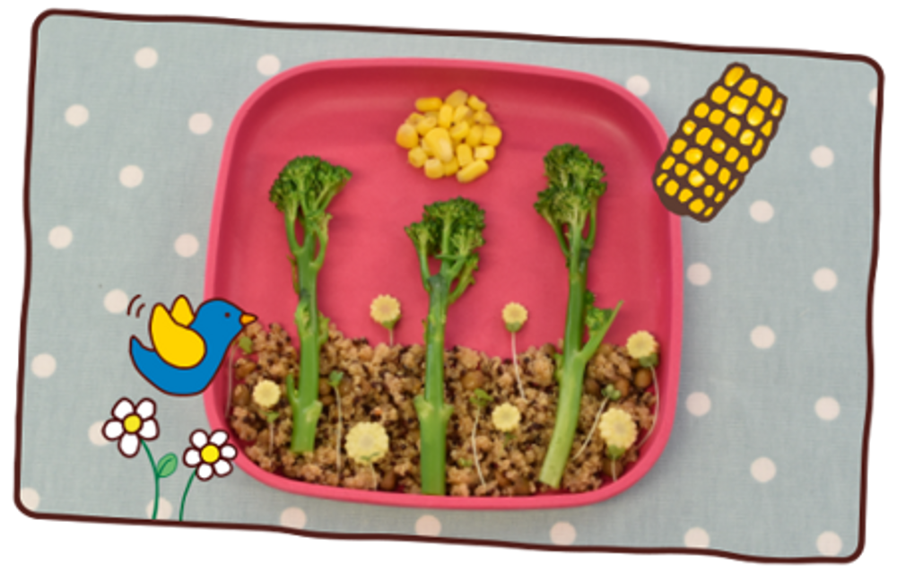 Tropical broccoli jungle