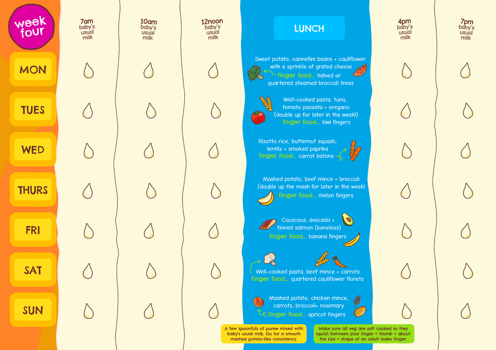 EK Weaning Planners 2026 AUG AW week four