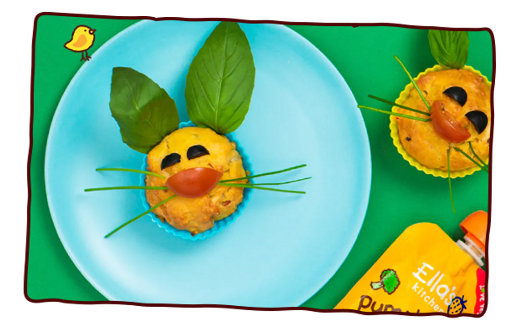 Easter Cheesy Bunny Muffins