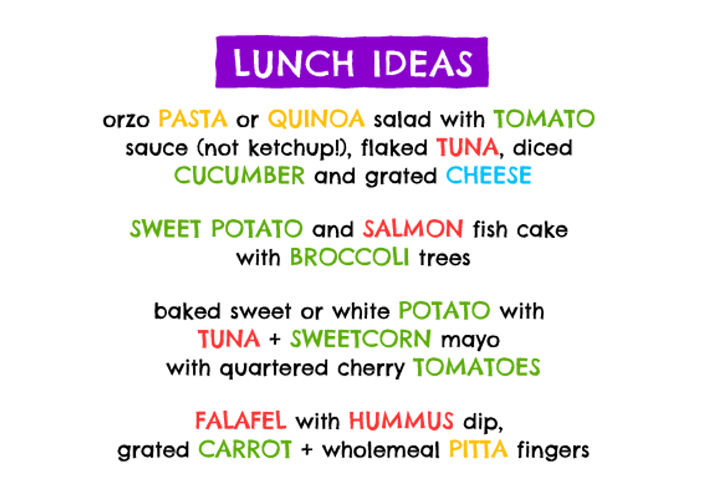 Kids Artcile Lunch Ideas