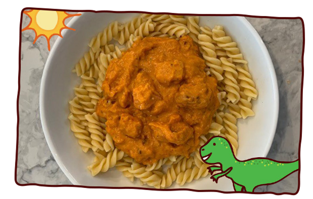 Smoky Bacon and Butternut Pasta Weaning Recipe