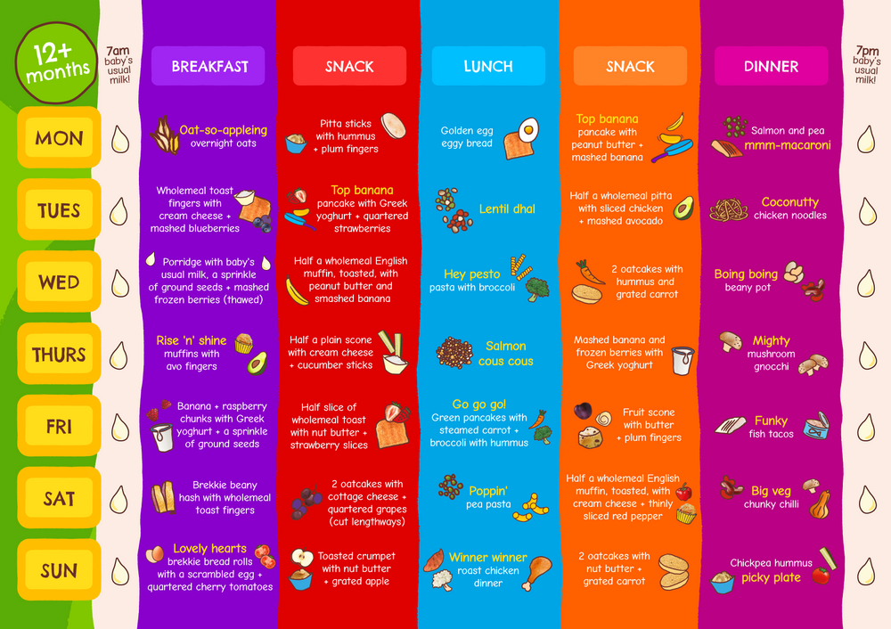 Weaning Planners 2026 12months