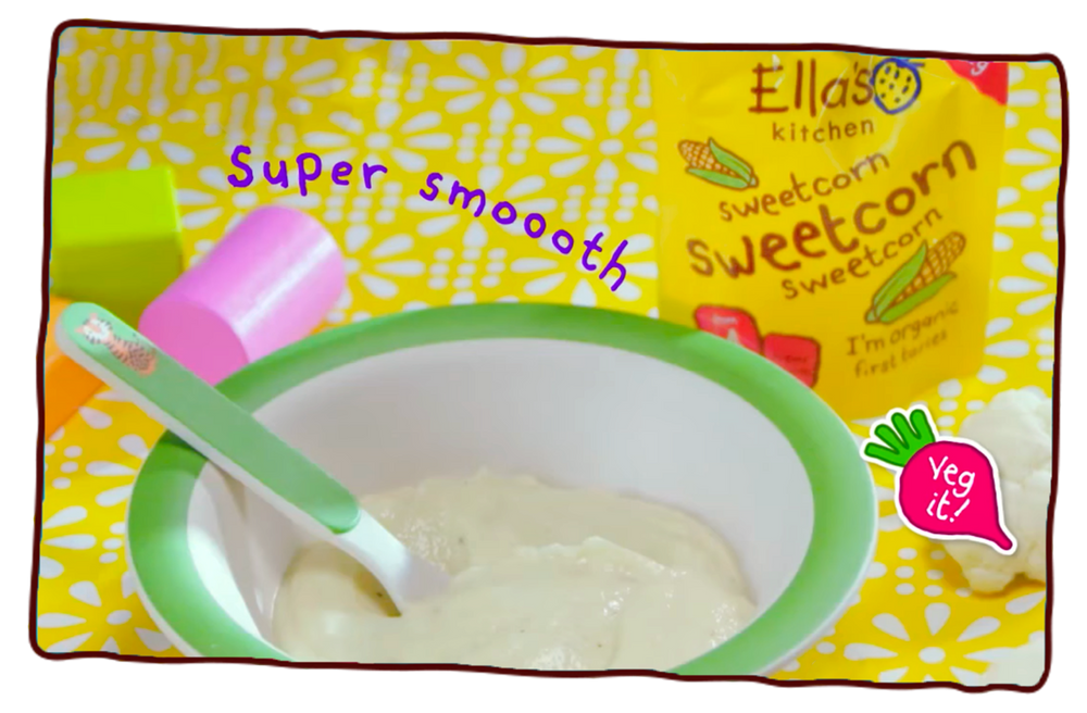 Cauliflower swwetcorn puree