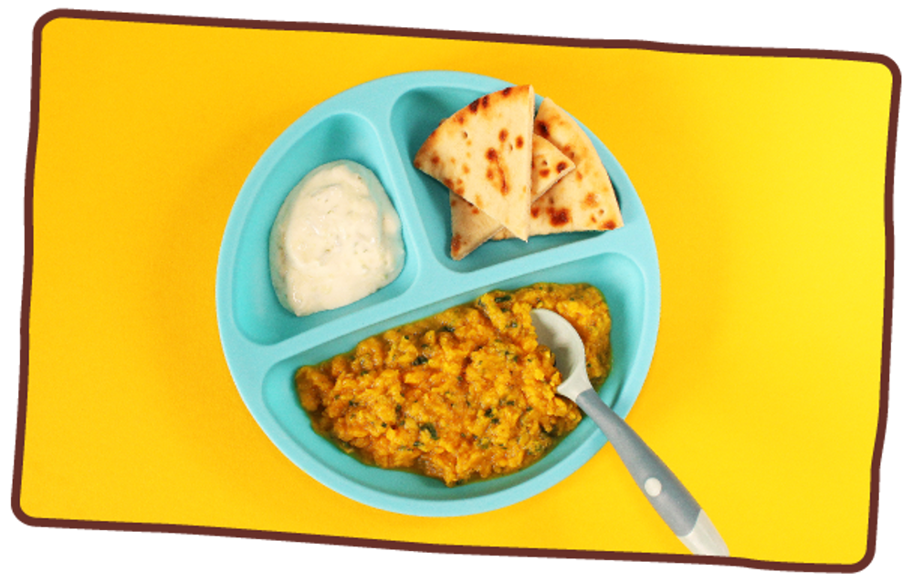 Red lentil dahl toddler recipe