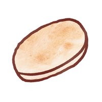 EK Foodles Pitta Sticker