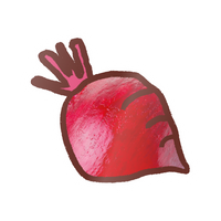 EK Foodles Beetroot Sticker