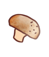 EK Foodles Mushroom Sticker