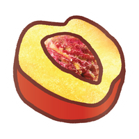 EK Foodles Nectarine Sticker
