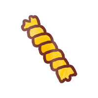 EK Foodles Pasta Fusilli Sticker