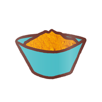 EK Foodles Tumeric Sticker