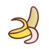 Foodle Stickers Banana