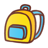 Simple Doodles Backpack Sticker