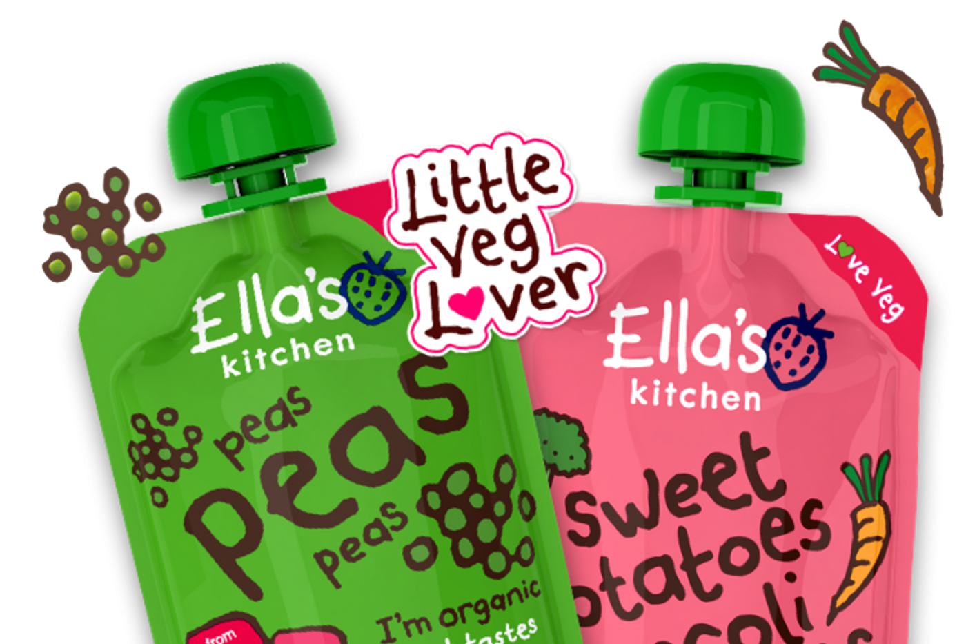 4 Month Baby Food + Pouches Ella's Kitchen