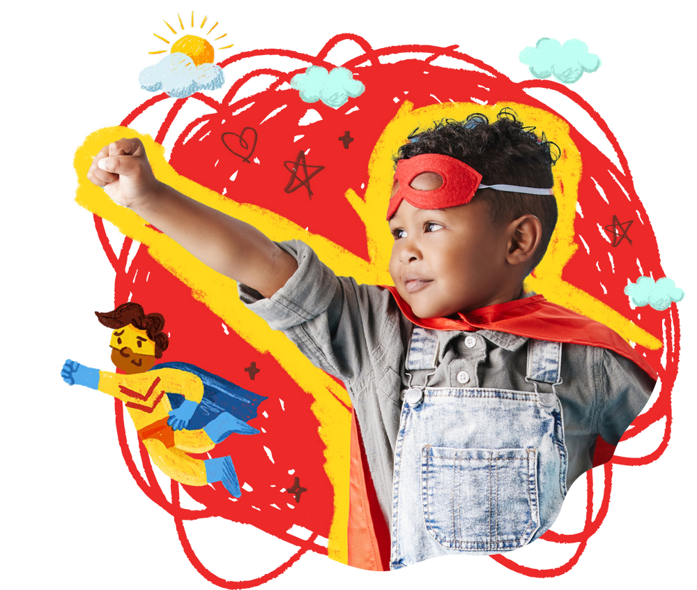 Superhero kid