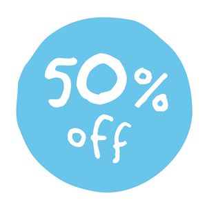 50% off