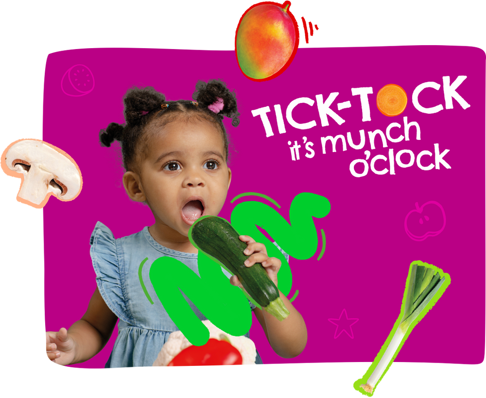 Toddler hub page tick tock munch oclock