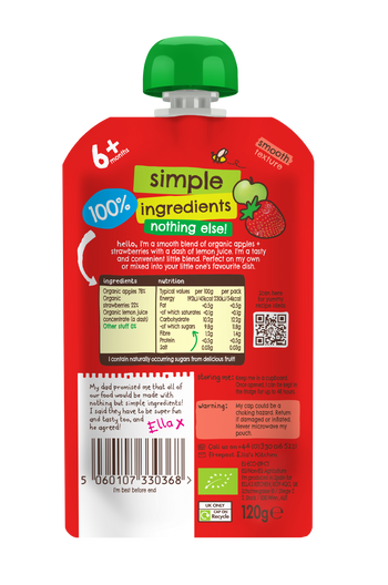 EK017 Strawberries apples BOP NEW