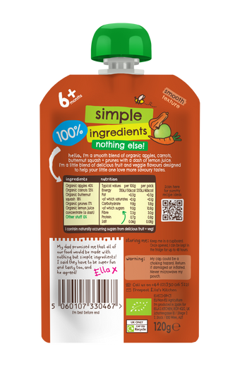 EK019 apples carrots squash prunes BOP NEW