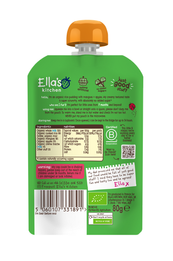 EK099 Mango Apple Rice Pud BOP