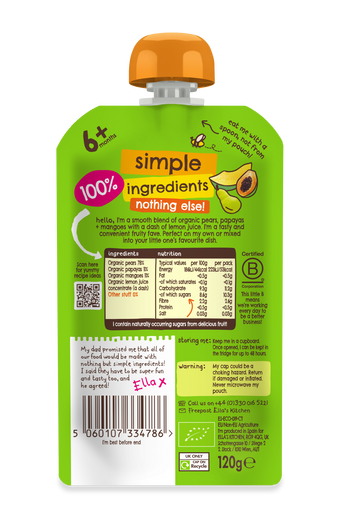 EK208 Mango Pear papaya BOP