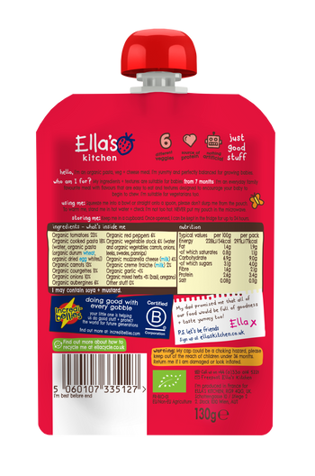 EK226 veggie lasagne BOP