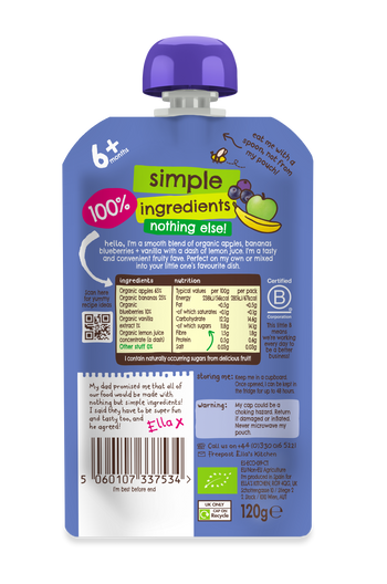 EK338 Blueberries Apples BOP