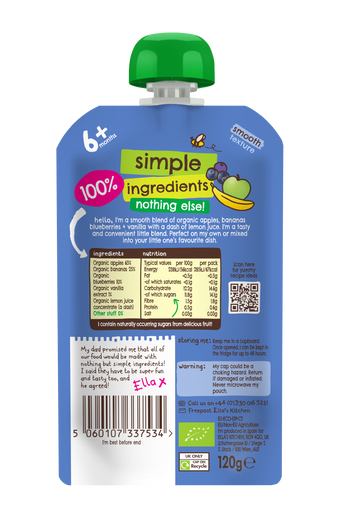 EK338 Blueberries Apple Banana BOP NEW