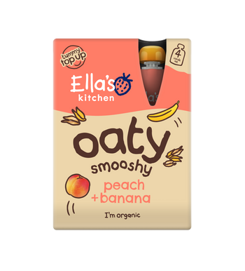 EK804 Oaty Smooshy Peach Banana Carton FOP NEW