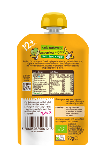 EK825 Yogy pud Banana split back