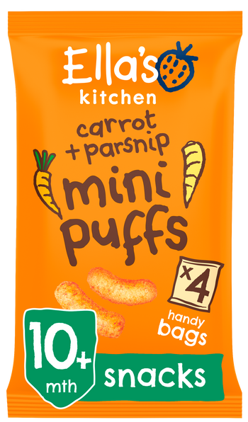 Organic store carrot puffs