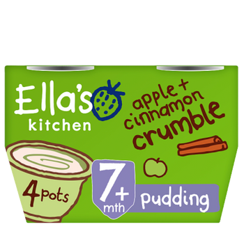 Apple cinnamon crumble front