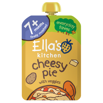 Ellas kitchen cheesy pie baby food pouch front