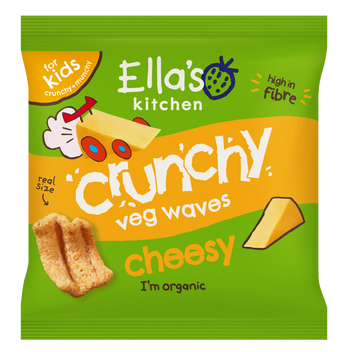 Ellas kitchen cheesy veg waves kids snack single pack