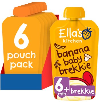 Ellas kitchen banana baby brekkie pouch case
