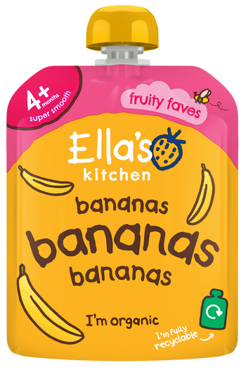 Ellas kitchen banana baby puree pouch