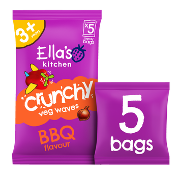 Ellas kitchen bbq veg waves kids snack multipack image