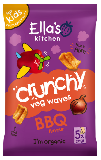 Ellas kitchen bbq veg waves kids snack multipack