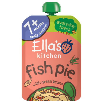Ellas kitchen fish pie baby food pouch front