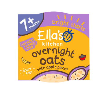 Ellas kitchen overnight oats banana poppy seed dairy free baby food