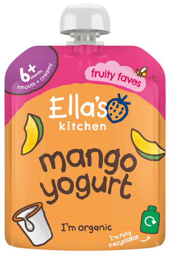 Ellas kitchen mango baby yogurt pouch