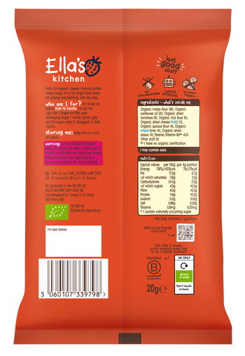 Ellas kitchen melty hoops cheese tomato back of pack