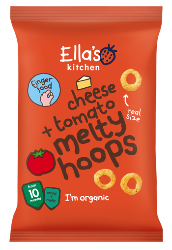 Ellas kitchen melty hoops cheese tomato front