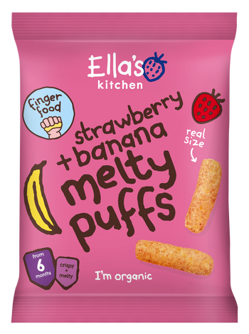 Ellas kitchen melty puffs strawberry banana