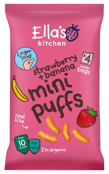 Ellas kitchen mini puffs strawberry banana