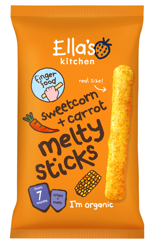 Ellas kitchen sweetcorn carrot melty sticks baby snack 2