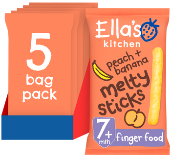 Ellas kitchen peach banana melty sticks baby snacks case