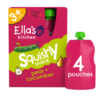Ellas kitchen pear cucumber kids smoothie multipack image