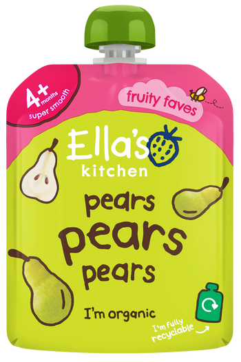 Ellas kitchen pears baby puree pouch