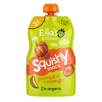 Ellas kitchen pumpkin mango kids smoothie front of pouch